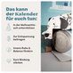 Benefit-Grafik des Hundeadventskalenders: Ruhe, Balance, Bindung, sanfte Entspannung
