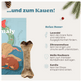Inhaltsstoffe der Relax Bone+ Kauknochen im mammaly Relax-Mas Adventskalender: Kamille, Zitronenmelisse, weiße Maulbeere, Lavendel – für Entspannung, Wohlbefinden und mentale Balance.