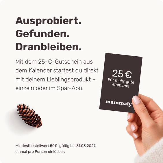 mammaly Adventskalender 25-€-Gutschein