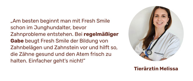Fresh Smile: von Tierärzten geprüft …