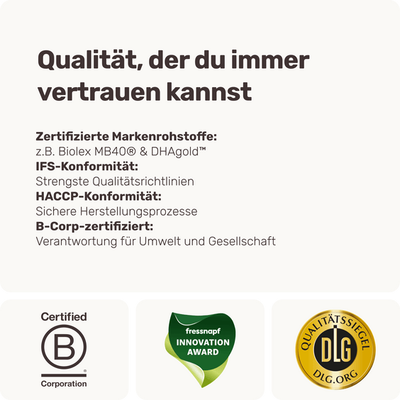 Hunde Zahnpflegesnack Fresh Smile Qualitätsversprechen