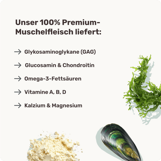 Hunde Grünlippmuschel-Drops Inhaltsstoffe