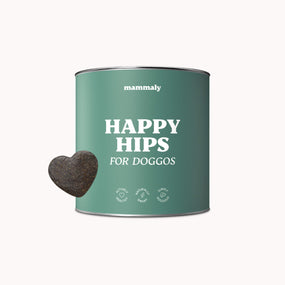 Hunde Gelenksnack Happy Hips Produktverpackung