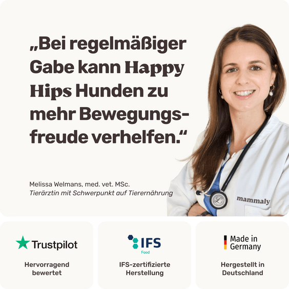 Hunde Gelenksnack Happy Hips Tierarztempfehlung