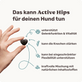 Hunde Gelenksnack Active Hips Produktvorteile