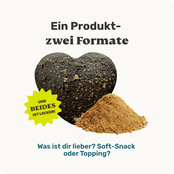 Soft-Snack vs. Futtertopping Vergleich