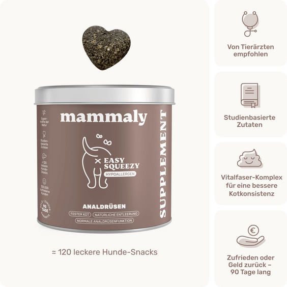 Hunde Ballaststoff-Snack Easy Squeezy Produktverpackung