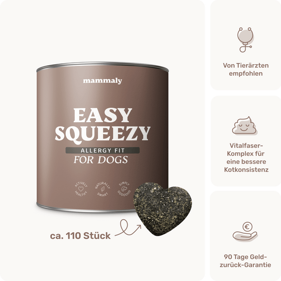 Hunde Ballaststoff-Snack Easy Squeezy Produktverpackung