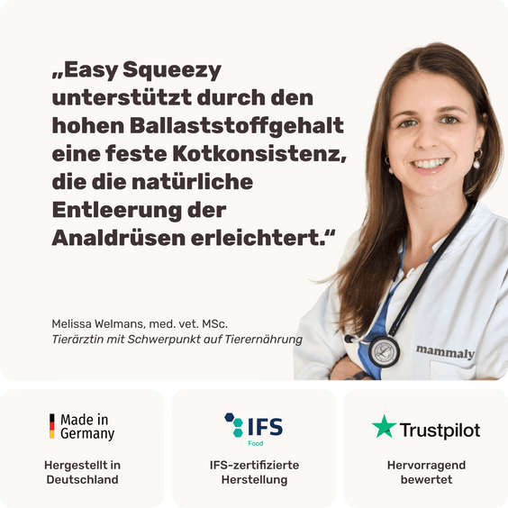 Hunde Ballaststoff-Snack Easy Squeezy Tierarztempfehlung
