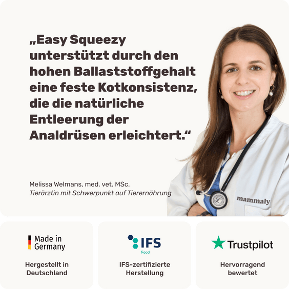 Hunde Ballaststoff-Snack Easy Squeezy Tierarztempfehlung