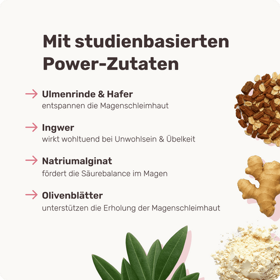 Magen & Schleimhaut-Snack für Hunde Happy Tummy Inhaltsstoffe