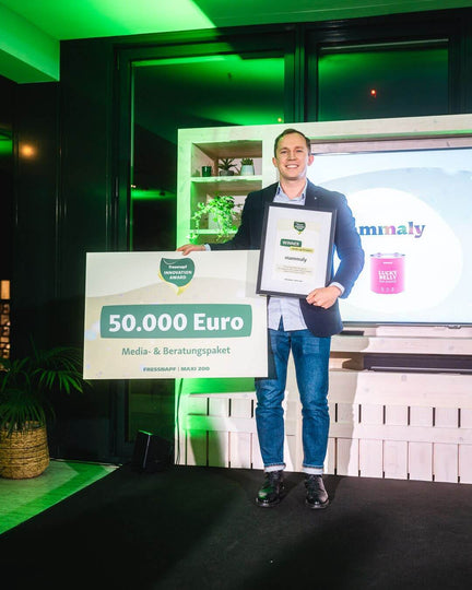 mammaly wurde mit dem Innovation Award von Fressnapf ausgezeichnet
