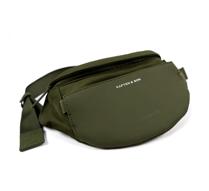 Eli Dog Bag in Olive von Kapten & Son x mammaly