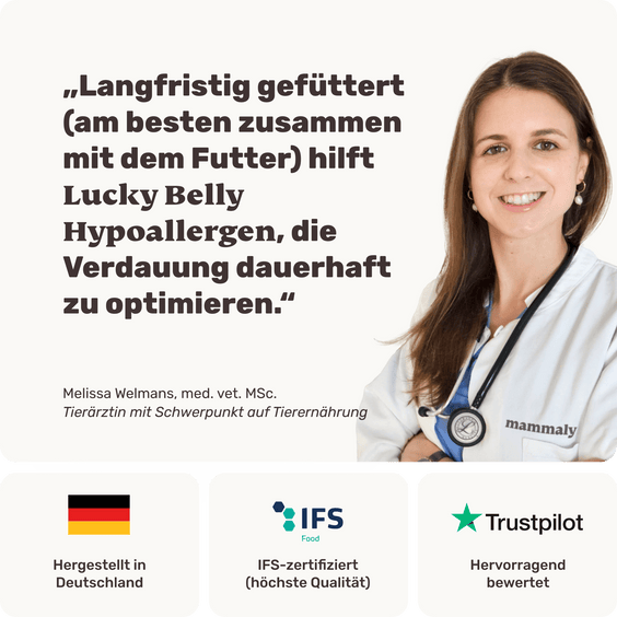 Hunde-Snack Lucky Belly Hypoallergen Tierarztempfehlung