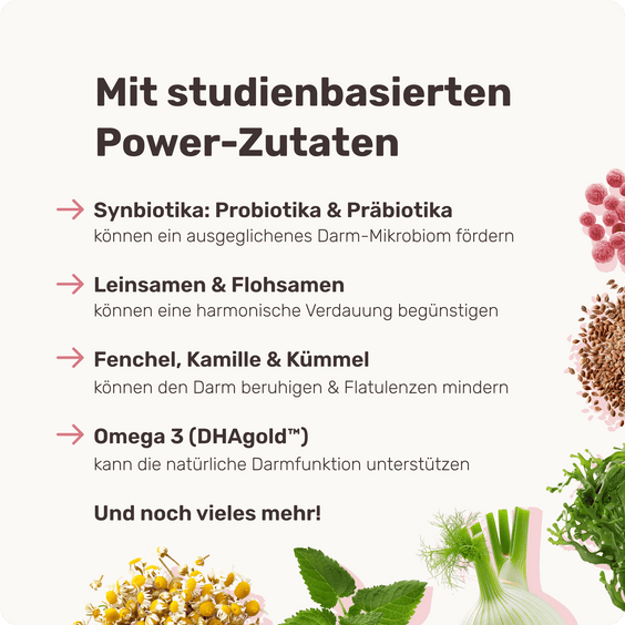 Hunde Darmpulver Lucky Belly Topping Inhaltsstoffe