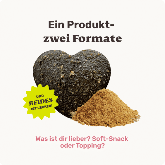 Soft-Snack vs. Futtertopping Vergleich