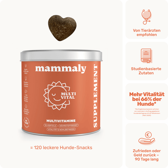 Hunde Multivitaminsnack Multi Vital Produktverpackung