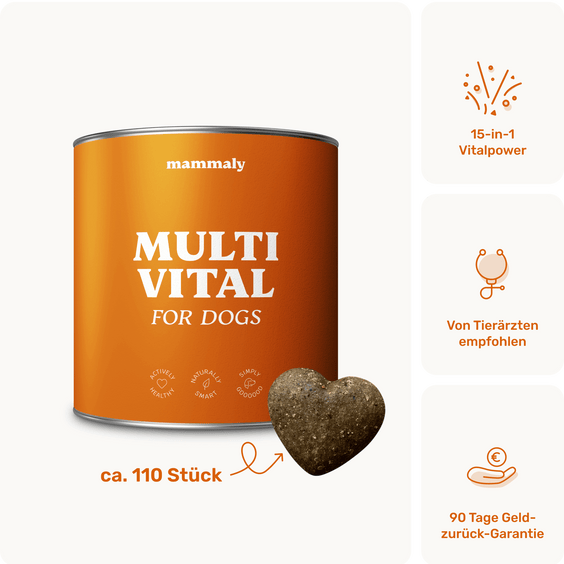 Hunde Multivitaminsnack Multi Vital Produktverpackung