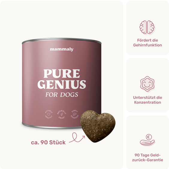 Hunde-Snack Pure Genius Produktverpackung