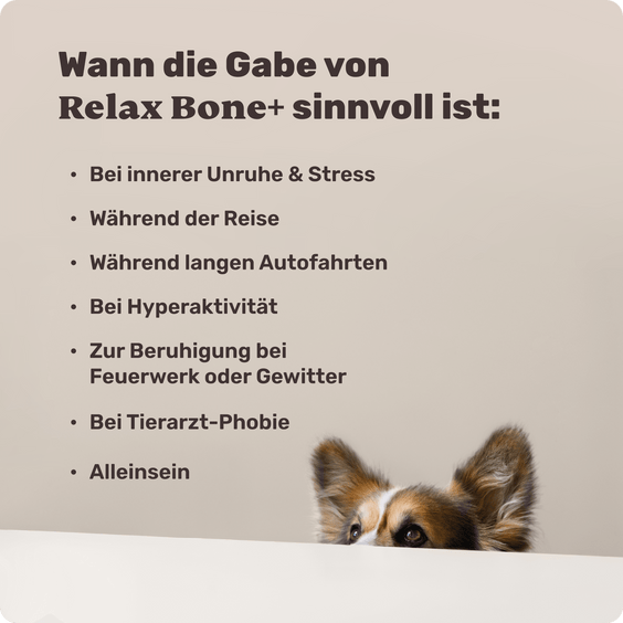 Anwendungssituationen für Relax Bone+