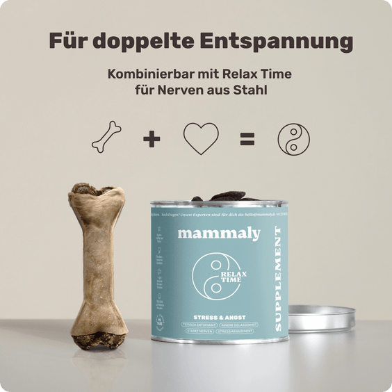 Relax Bone+ – Entspannungs-Boost mit Relax Time Entspannungs-Snacks