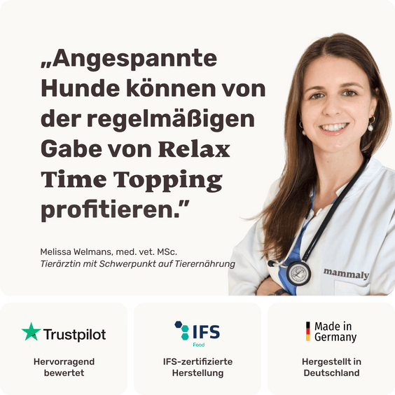 Hunde Entspannungspulver Relax Time Topping Tierarztempfehlung