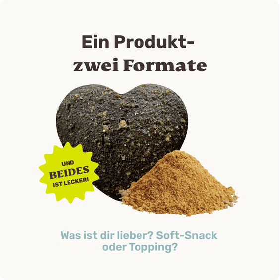 Soft-Snack vs. Futtertopping Vergleich