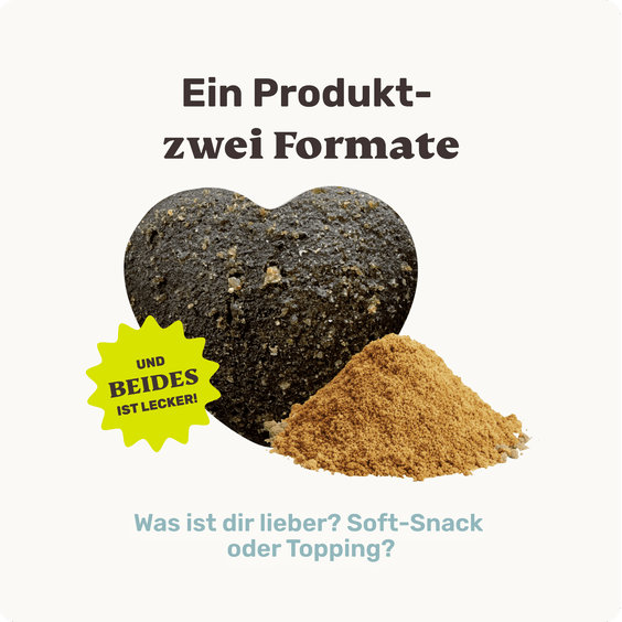 Soft-Snack vs. Futtertopping Vergleich